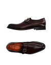 【送料無料】 サントーニ メンズ スリッポン・ローファー シューズ Loafers Dark brown