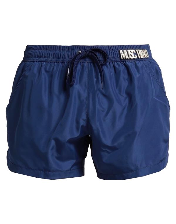 【送料無料】 モスキーノ メンズ ハーフパンツ・ショーツ 水着 Swim shorts Navy blue