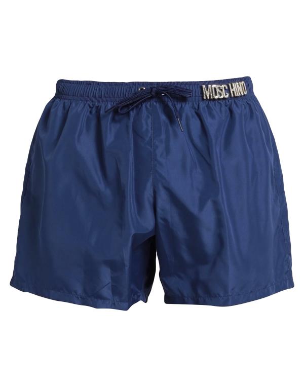 【送料無料】 モスキーノ メンズ ハーフパンツ・ショーツ 水着 Swim shorts Navy blue