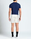 【送料無料】 ディースクエアード メンズ ハーフパンツ・ショーツ ボトムス Shorts & Bermuda White 3