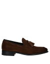 【送料無料】 サントーニ メンズ スリッポン・ローファー シューズ Loafers Dark brown