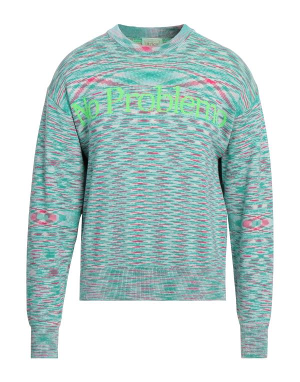 【送料無料】 アリーズ メンズ ニット・セーター アウター Sweater Turquoise
