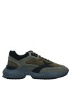 【送料無料】 ホーガン メンズ スニーカー シューズ Sneakers Military green