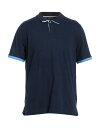 【送料無料】 ア・テストーニ メンズ ポロシャツ トップス Polo shirt Navy blue
