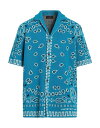 【送料無料】 アラヌイ メンズ シャツ トップス Patterned shirt Turquoise