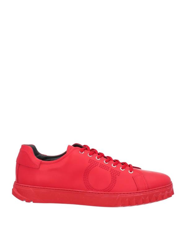 【送料無料】 フェラガモ メンズ スニーカー シューズ Sneakers Red