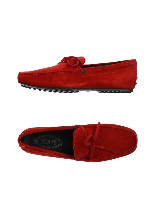 【送料無料】 トッズ メンズ スリッポン・ローファー シューズ Loafers Brick red