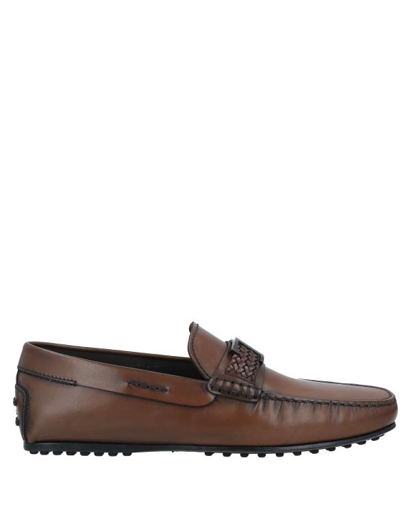 【送料無料】 トッズ メンズ スリッポン・ローファー シューズ Loafers Dark brown