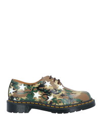 【送料無料】 ドクターマーチン メンズ スリッポン・ローファー シューズ Laced shoes Military green