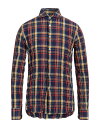 yz AbThQfB Y Vc `FbNVc gbvX Checked shirt Midnight blue