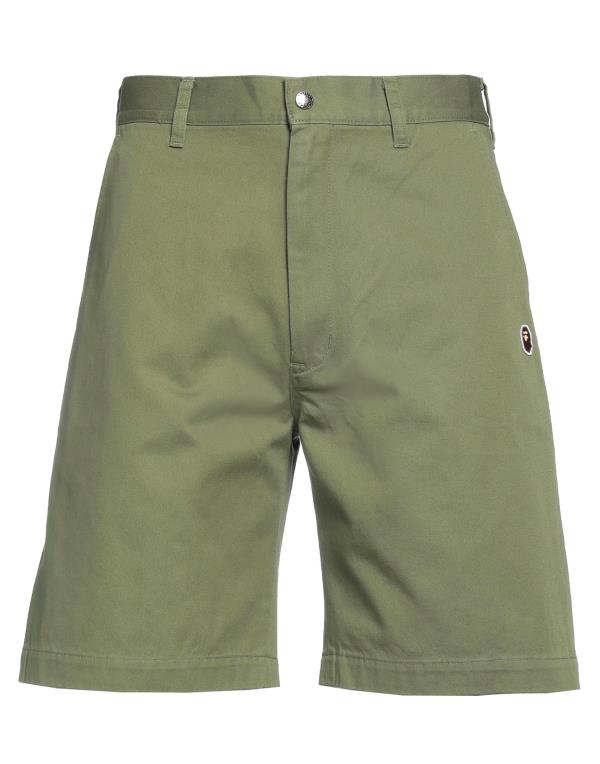 ア・ベイシング・エイプ 【送料無料】 ア ベイシング エイプ メンズ ハーフパンツ・ショーツ ボトムス Shorts & Bermuda Military green