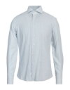 【送料無料】 ザカス メンズ シャツ トップス Striped shirt Light blue