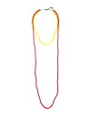 【送料無料】 ディースクエアード メンズ ネックレス・チョーカー・ペンダントトップ アクセサリー Necklace Red