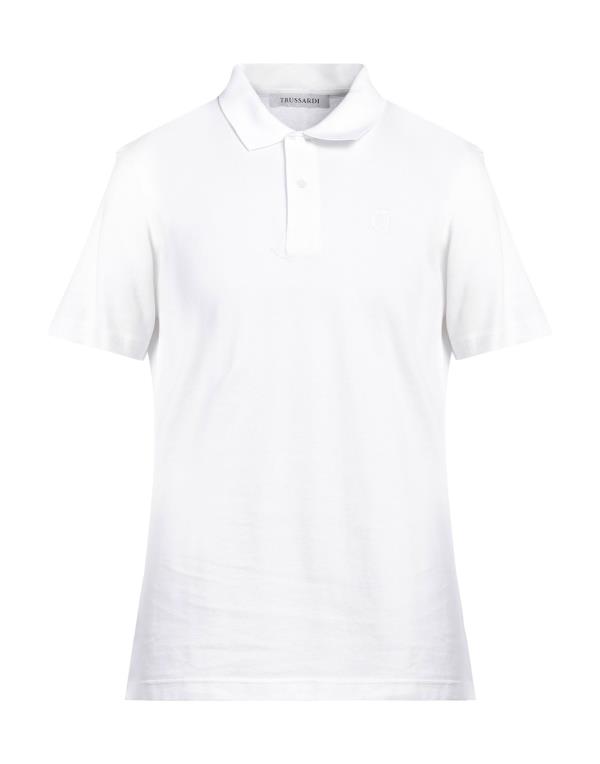 【送料無料】 トラサルディ メンズ ポロシャツ トップス Polo shirt White