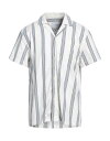 【送料無料】 レ ドゥ メンズ シャツ トップス Striped shirt Slate blue