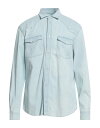 yz h_bv Y Vc fjVc gbvX Denim shirt Blue