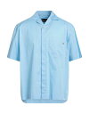 【送料無料】 ニールバレット メンズ シャツ トップス Solid color shirt Light blue