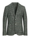  エルビーエム1911 メンズ ジャケット・ブルゾン ブレザー アウター Blazer Grey