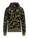 【送料無料】 ア ベイシング エイプ メンズ パーカー・スウェット フーディー アウター Hooded sweatshirt Military green