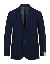 【送料無料】 カルーゾ メンズ ジャケット・ブルゾン ブレザー アウター Blazer Navy blue