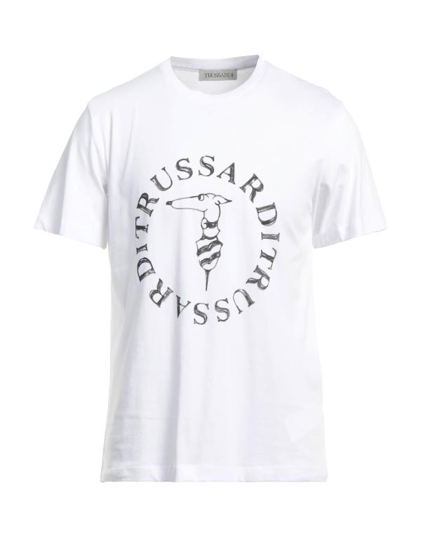 【送料無料】 トラサルディ メンズ Tシャツ トップス T-shirt White