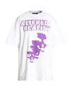 【送料無料】 ラフ・シモンズ メンズ Tシャツ トップス T-shirt White