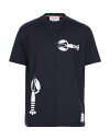 【送料無料】 トムブラウン メンズ Tシャツ トップス T-shirt Navy blue