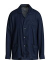 【送料無料】 アスペジ メンズ シャツ リネンシャツ トップス Linen shirt Navy blue