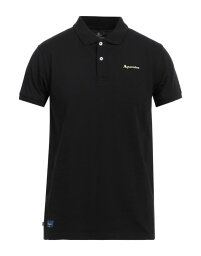 【送料無料】 アクアスキュータム メンズ ポロシャツ トップス Polo shirt Black