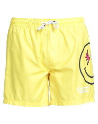 【送料無料】 ゲス メンズ ハーフパンツ・ショーツ 水着 Swim shorts Yellow