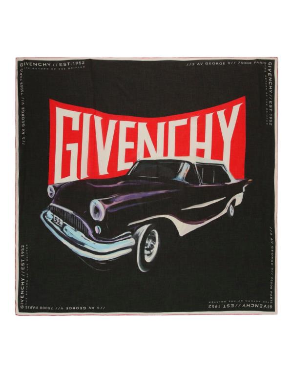 GIVENCHY マフラー メンズ 【送料無料】 ジバンシー メンズ マフラー・ストール・スカーフ アクセサリー Scarves and foulards Black