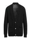 【送料無料】 バルマン メンズ カーディガン アウター Cardigan Black