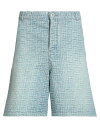 【送料無料】 バルマン メンズ ハーフパンツ・ショーツ デニムショーツ ボトムス Denim shorts Blue