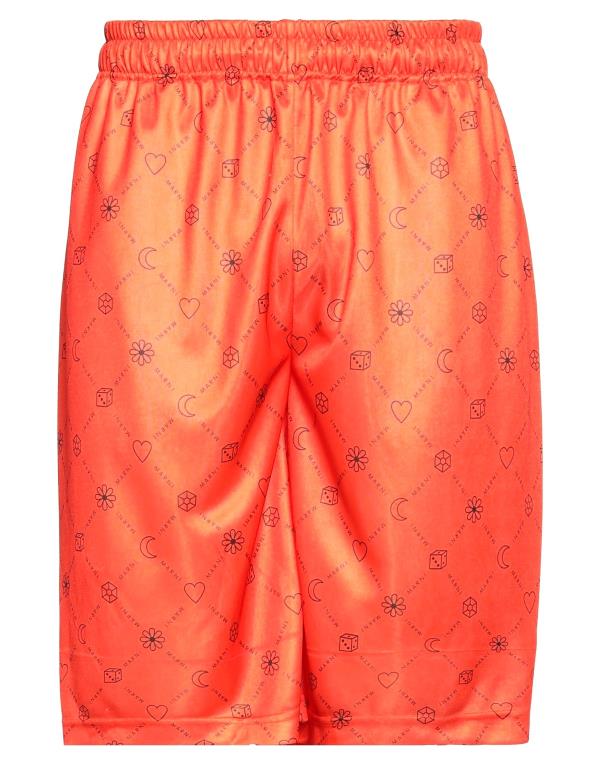  マルニ メンズ ハーフパンツ・ショーツ ボトムス Shorts & Bermuda Orange