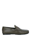 【送料無料】 トッズ メンズ スリッポン・ローファー シューズ Loafers Military green