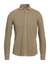 【送料無料】 チルコロ1901 メンズ シャツ トップス Solid color shirt Military green