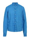 【送料無料】 ロッソピューロ メンズ シャツ リネンシャツ トップス Linen shirt Azure