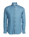 【送料無料】 アレッサンドロゲラルディ メンズ シャツ リネンシャツ トップス Linen shirt Slate blue