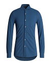 【送料無料】 ドルモア メンズ シャツ トップス Solid color shirt Slate blue