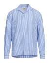 【送料無料】 ブルックスフィールド メンズ シャツ トップス Striped shirt Blue