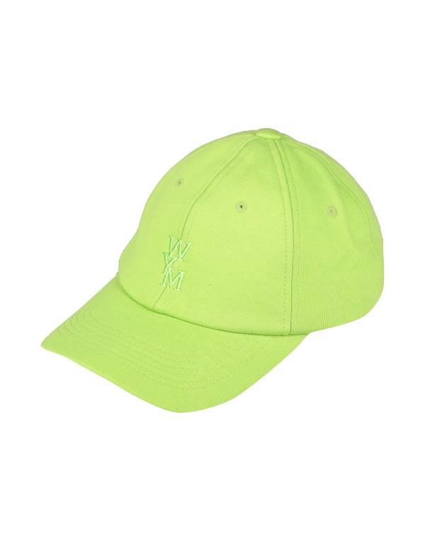 【送料無料】 ウーヨンミ メンズ 帽子 アクセサリー Hat Acid green