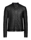 【送料無料】 フィリッププレイン メンズ ジャケット・ブルゾン アウター Biker jacket Black