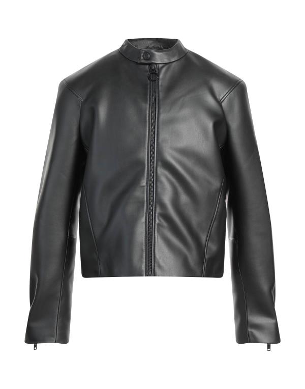 【送料無料】 トラサルディ メンズ ジャケット・ブルゾン アウター Biker jacket Black