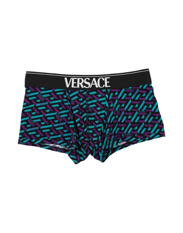 versace 【送料無料】 ヴェルサーチ メンズ ボクサーパンツ アンダーウェア Boxer Black