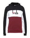 【送料無料】 フィラ メンズ パーカー・スウェット フーディー アウター Hooded sweatshirt Burgundy