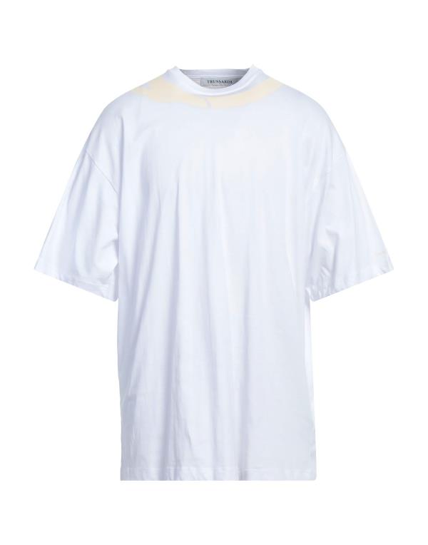 【送料無料】 トラサルディ メンズ Tシャツ トップス T-shirt White