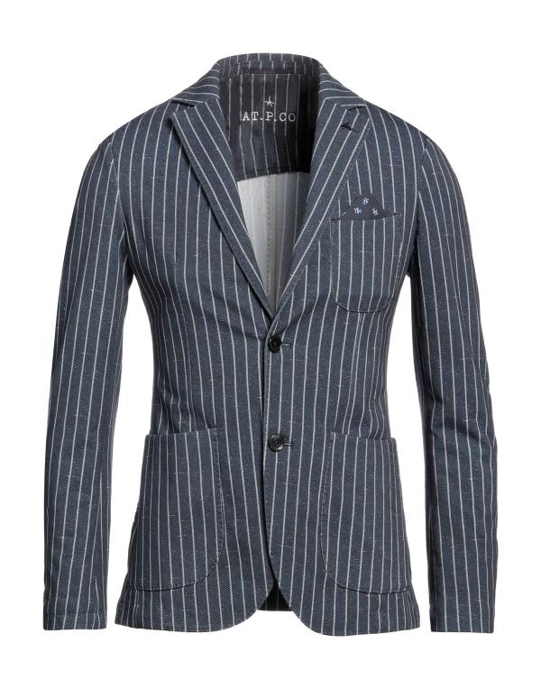 【送料無料】 アティピコ メンズ ジャケット・ブルゾン ブレザー アウター Blazer Midnight blue
