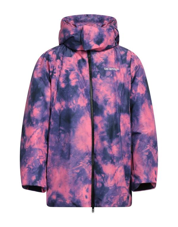 【送料無料】 オフホワイト メンズ ジャケット・ブルゾン アウター Shell jacket Purple