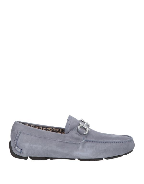 【送料無料】 フェラガモ メンズ スリッポン・ローファー シューズ Loafers Grey