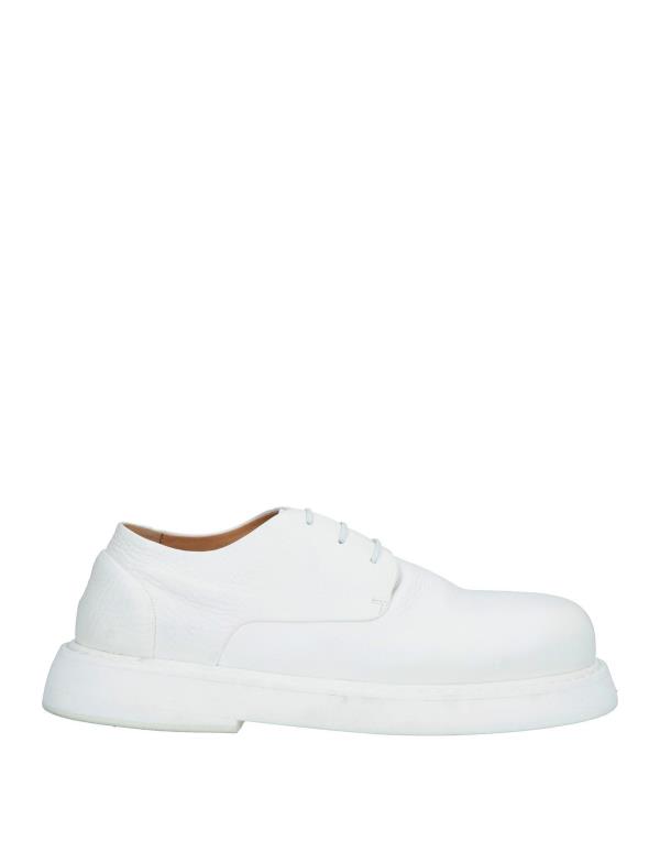 【送料無料】 マルセル メンズ スリッポン・ローファー シューズ Laced shoes White